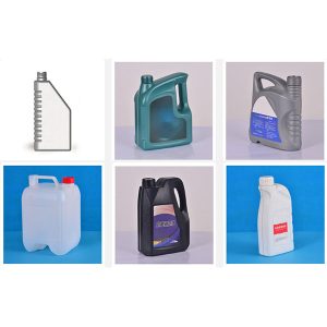 Botol oli mesin yang dibuat dengan metode blow-molding
