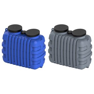 Tangki septik yang dibuat dengan metode blow-molding