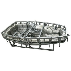 Cetakan rotasi untuk lambung kapal