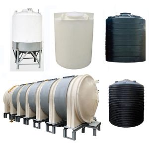 Tangki penyimpanan yang dibuat dengan proses rotasi