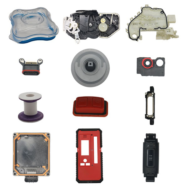 Produk silikon cetakan injeksi dua warna